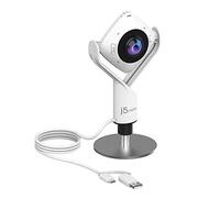 j5create Webcam per riunioni a 360 gradi - Videocamera per videoconferenze HD 1080P con microfono ad alta fedeltà, USB-C | per videoconferenze, lezioni online e collaborazione (JVCU360)