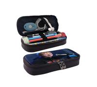 j9 Ed Sheeran Pencil Case Lightweight Brown Pen Organizer with Elastic Loops & Zipper Closure g9