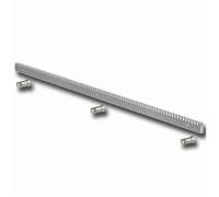 JA146 Cremagliera Acciaio Zincato 30X12 Mod.4 1 Metro Per Cancello FAAC GENIUS