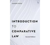 Jaakko Husa Introduction to Comparative Law (Copertina rigida)