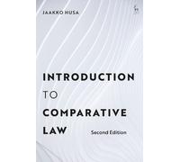 Jaakko Husa Introduction to Comparative Law (Tascabile)