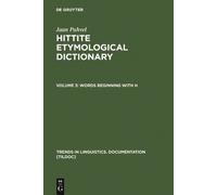 Jaan Puhvel Words beginning with H (Copertina rigida)