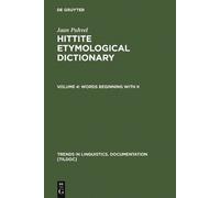 Jaan Puhvel Words beginning with K (Copertina rigida)