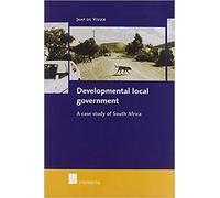 Jaap De Visser Developmental Local Government (Tascabile)