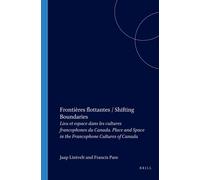 Jaap Lintvelt Frontières flottantes / Shifting Boundaries (Tascabile) Faux Titre