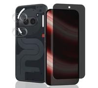 Jaavkkma 1 Pezzo Privacy Pellicola Protettiva per Nothing Phone 2A + 2 Pezzi Pellicola Fotocamera, Durezza 9H/Anti-Spia, Protezione Schermo per Nothing Phone 2A - Anti Spy Vetro Temperato