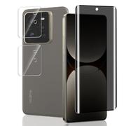 Jaavkkma 1 Pezzo Privacy Pellicola Protettiva per Realme GT 7 Pro + 2 Pezzi Pellicola Fotocamera, Durezza 9H/Anti-Spia, Protezione Schermo per Realme GT 7 Pro - Anti Spy Vetro Temperato