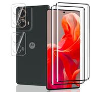 Jaavkkma 2 Pezzi Pellicola Protettiva per Motorola Moto G85 5G Vetro Temperato + 2 Pezzi Pellicola Fotocamera, Durezza 9H/Senza Bolle, Protezione Schermo per Moto G85 5G - HD Vetro Temperato