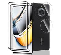 Jaavkkma 2 Pezzi Pellicola Protettiva per Realme 11 Pro/11 Pro+ Vetro Temperato + 2 Pezzi Pellicola Fotocamera, 9H/Senza Bolle, Protezione Schermo per Realme 11 Pro/11 Pro+ - HD Vetro Temperato