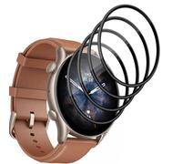 Jaavkkma 4 Pezzi Pellicola Protettiva per Amazfit GTR 3 Pro 46mm Vetro Temperato, Anti-graffio/HD, 3D Curva Protezione Schermo per Amazfit GTR 3 Pro 46mm - PMMA Film Protettivo Composito