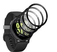 Jaavkkma 4 Pezzi Pellicola Protettiva per Garmin Vivoactive 5 Vetro Temperato, Anti-graffio/HD, 3D Curva Protezione Schermo per Garmin Vivoactive 5 - PMMA Film Protettivo Composito