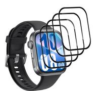 Jaavkkma 4 Pezzi Pellicola Protettiva per Huawei Watch Fit 4 Vetro Temperato, Anti-graffio/HD, 3D Curva Protezione Schermo per Huawei Watch Fit 4 - PMMA Film Protettivo Composito