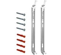 Jabema 2 x fissaggio per termosifone, 600 mm, console di montaggio rapido, console per radiatore, supporto per montaggio a parete