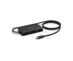 Jabra 14207-60 PanaCast USB Hub for USB-C Connection and Multiple Cable Outlets to Connect All of Your Devices with a Single USB-C Port, UK Plug
