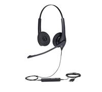 Jabra 1559-0159 cuffia e auricolare Cablato A Padiglione Ufficio USB tipo A Bluetooth Nero (Jabra BIZ 1500 Duo - headset)