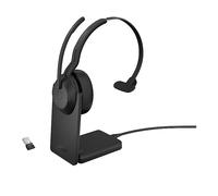 Jabra Evolve2 55 Link380a UC Mono - Headset mono wireless con USB-A incl. stazione di ricarica