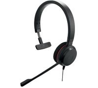 Jabra 4993-829-209 cuffia e auricolare Cablato A Padiglione Ufficio USB tipo A Nero (JABRA EVOLVE 20 UC MONO - HD AUDIO)