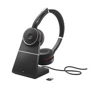 JABRA 7599-832-199 CUFFIE BLUETOOTH, Nero, Rosso