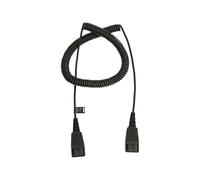 Jabra 8730-009 QD Maschio QD Maschio 0,5 m Nero to QD extension cord