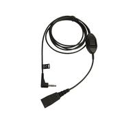 Jabra 8735-019 Cavo Nero quick disconnect (QD) to 3.5 mm jack cord for Alcatel