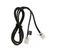 Jabra 8800-00-101 RJ-9 RJ-6 Nero Maschio Maschio Rotondo Connection Cable Black
