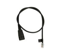 Jabra 8800-00-37 Nero Cavo Telefono 0,5 m 4-pole QD to Modular RJ extension cord