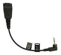 Jabra 8800-00-46 cavo audio 0,15 m QD 2.5mm jack Nero - Nouvo