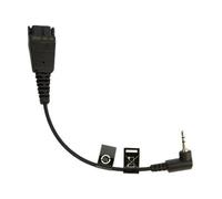 Jabra 8800-00-46 QD Maschio 2.5mm jack Maschio 0,15 m Nero to 2.5 mm Jack cord