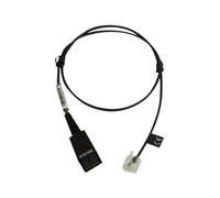Jabra 8800-00-94 Cavo Trasparente Nero QD to Modular RJ extension cord for