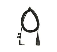Jabra 8800-01-46 Cavo Nero QD to 2.5 mm Jack coiled cord