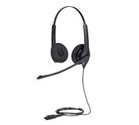 Jabra Biz 1500 Duo QD Auricolare Cablato A Padiglione Ufficio Nero