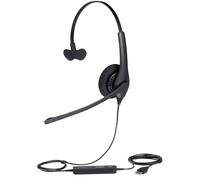 Jabra Biz 1500 Mono USB Cuffia filare con braccetto flessibile, connessione USB e microfono a cancellazione di rumore.