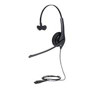 Jabra Biz 1500 Quick Disconnect On-Ear Mono Headset - Corded Headphone with Noise-cancelling Microphone and Volume Spike Protection for Deskphones, Black