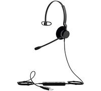 Jabra Biz 2300 USB-A Cuffie Mono On-Ear, Cuffie con cavo, Cancellazione del Rumore e unità di Base, Certificate per le Unified Communication, Per Telefoni Fissi e Softphone