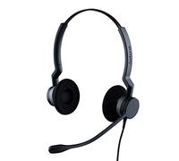 Jabra Biz 2300 USB-A MS Cuffie Stereo On-Ear, Cuffie con Cavo, Cancellazione del Rumore e Unità di Controllo, Certificate Skype For Business, Per Telefoni Fissi e Softphone