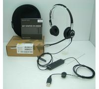 Jabra Biz 2400 II USB Duo CC Cuffie a filo per ufficio/centro chiamate Nero, Argento - Nouvo