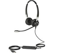 Jabra Biz 2400 II USB Duo CC Cuffie a filo per ufficio/centro chiamate Nero, Argento - Nouvo
