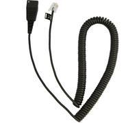 Jabra - Cavo adattatore QD su RJ10, Alcatel/Cisco, 2 m, a spirale