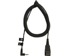 Jabra Cavo di Disconnessione Rapida QD verso Cavo Spiralato di 2 m con Jack 2.5 mm