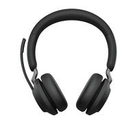 JABRA cuffie stereo wireless Evolve2 65 UC Bluetooth Nero con riduzione rumore