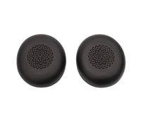 Jabra Cuscinetti Auricolari per Cuffie - 1 x Cuscinetti di ricambio a doppia imbottitura per cuffie stereo Jabra Evolve2 75 (versione nera) - Copriauricolari morbidi - Nero