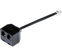 Jabra Doubler RJ9 Femmina Jack T-Adapter Splitter Collega 2 Cuffie A Spina RJ9