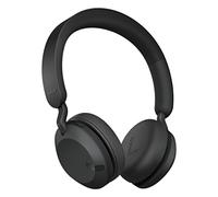 Jabra Elite 45h Cuffie On-Ear Wireless, Cuffie sovraurali solide, pieghevoli e con autonomia della batteria pari a 50 ore, 2 microfoni per le chiamate, Nero
