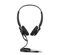 Jabra Engage 40 - Cuffie stereo cablate con controllo chiamate in linea, tecnologia a 2 microfoni con cancellazione del rumore, design ultra leggero e cavo USB-A, certificazione MS Teams, funziona con