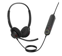 Jabra Engage 40 - Cuffie stereo cablate con controllo chiamate in linea, tecnologia a 2 microfoni con cancellazione del rumore e cavo USB-C, funzionano con tutte le principali piattaforme di