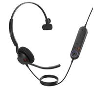 Jabra Engage 40 (Inline Link) USB-C UC Mono Confortevoli cuffie professionali USB-C con unità di controllo delle chiamate in linea