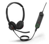 Jabra Engage 50 II + LINK USB-A UC Stereo Chiamate più chiare grazie all'innovativo software Engage+. Perfette per professionisti e call center