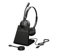Jabra Engage 55 Cuffie wireless ad archetto per ufficio/centro chiamate Nero, Titanio - Nouvo