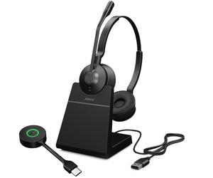 Jabra Engage 55 duo UC USB-C con base La cuffia wireless DECT che offre una qualità di chiamata professionale in qualsiasi luogo