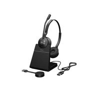 Jabra Engage 55 SE - DECT, USB-A - cuffia doppia senza fili certificata per Microsoft Teams | con supporto di ricarica